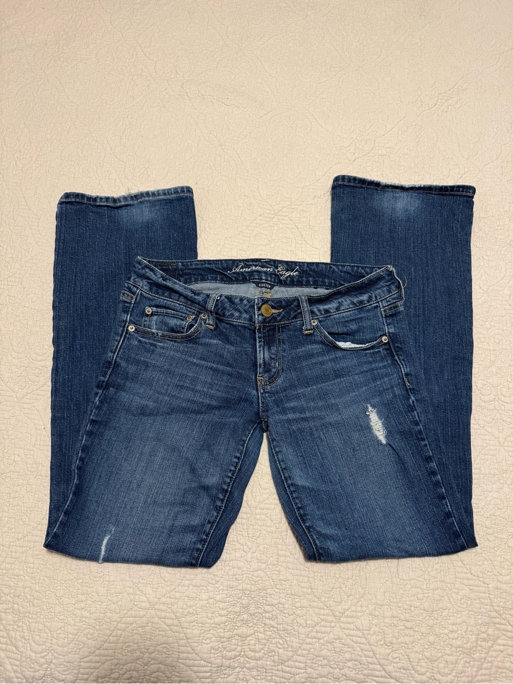 American Eagle Favorite Boyfriend Dark Wash Jeans Size 6 Regular